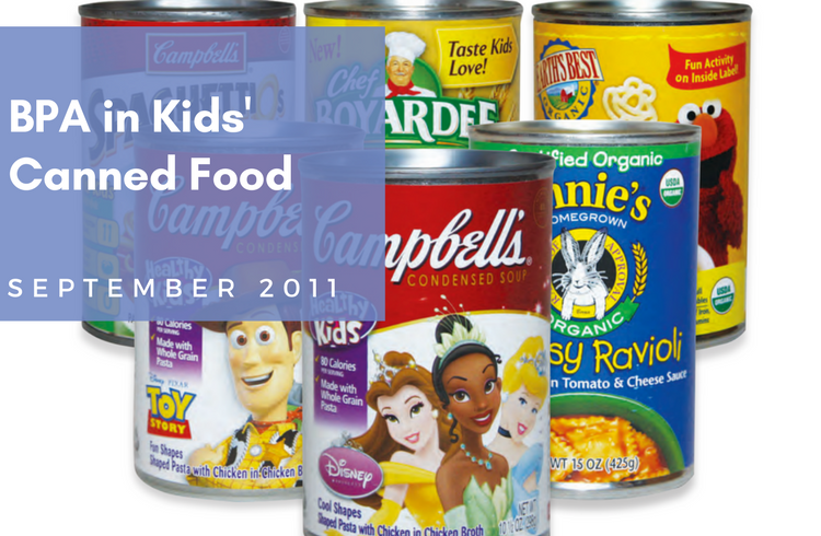 BPA in Kids' Canned Food Report