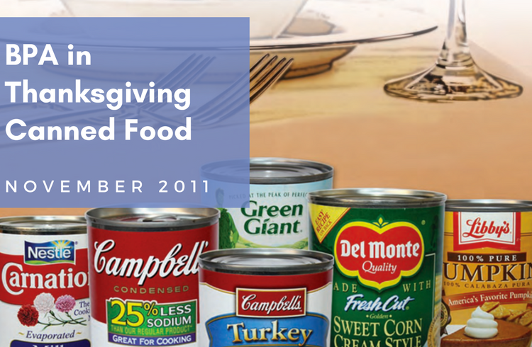 BPA in Thanksgiving Canned Food