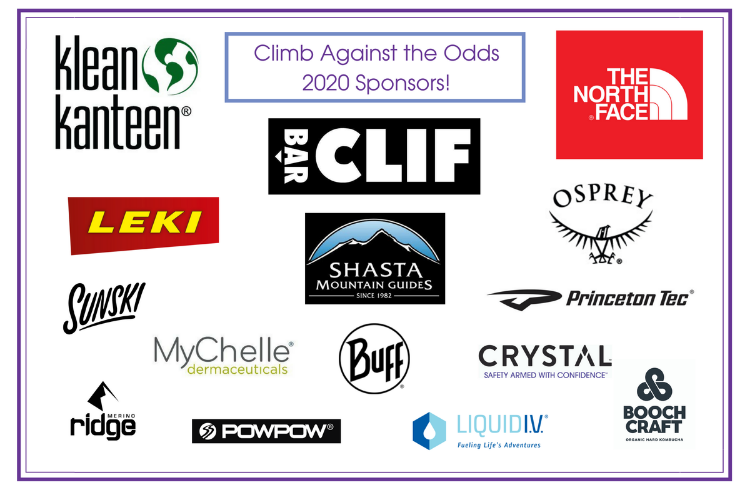 Climb Against the Odds Sponsors 2021