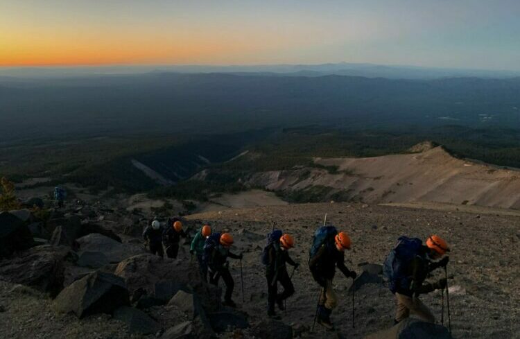 Morning ascent Climb Against the Odds BCPP 2021