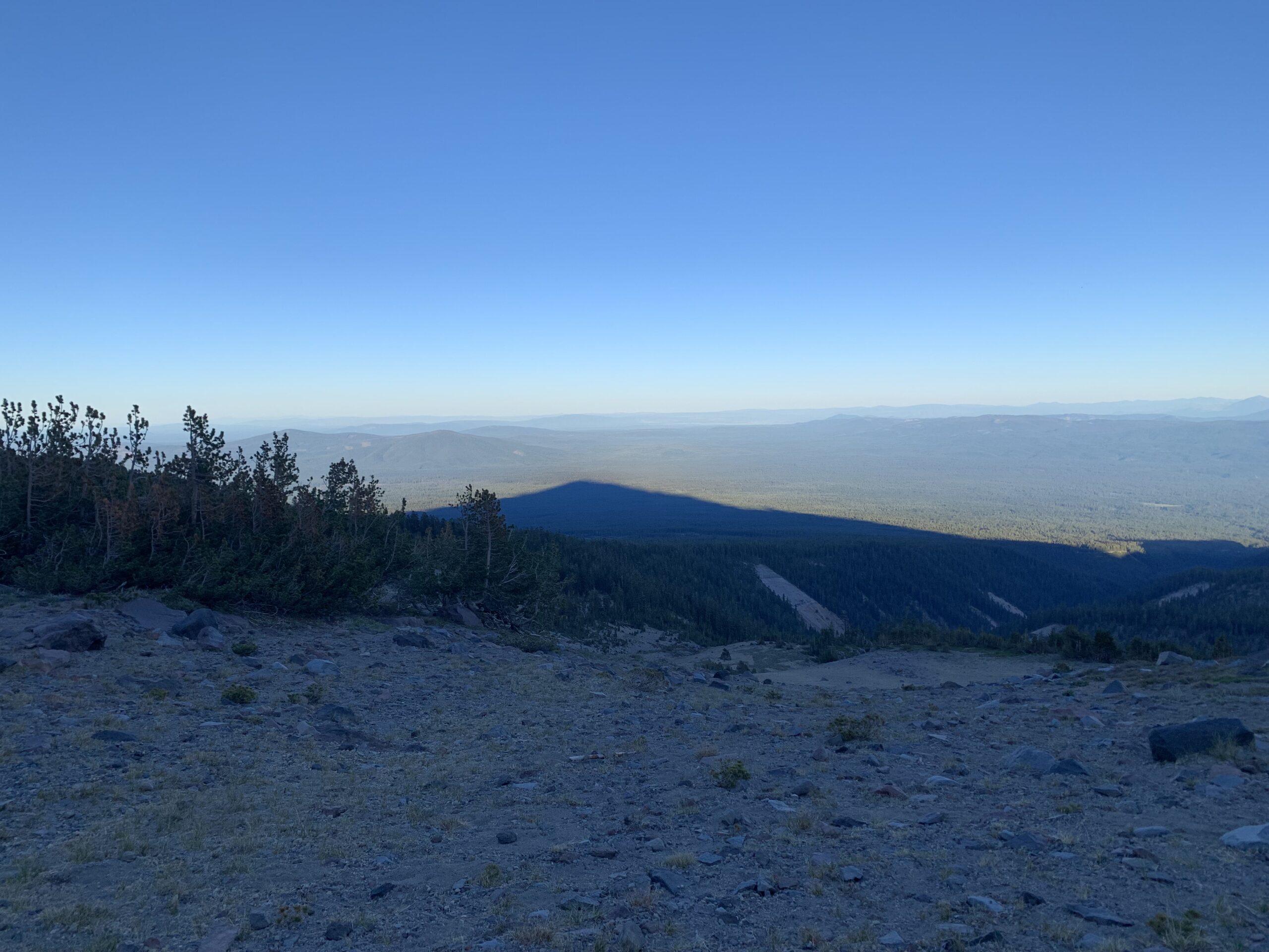 Sunset shadow Mt shasta Climb Against the Odds 2021