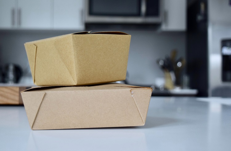 cardboard takeout containers