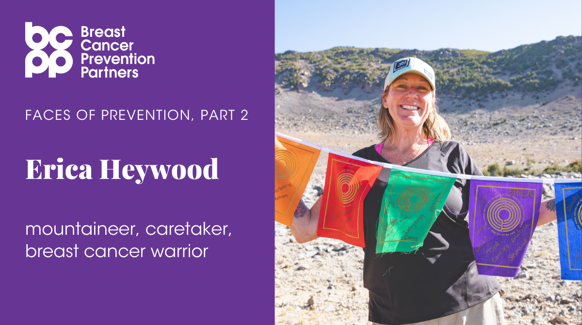 Erica Heywood BCPP Climber Faces of Prevention Erica Heywood BCPP Climber Faces of Prevention