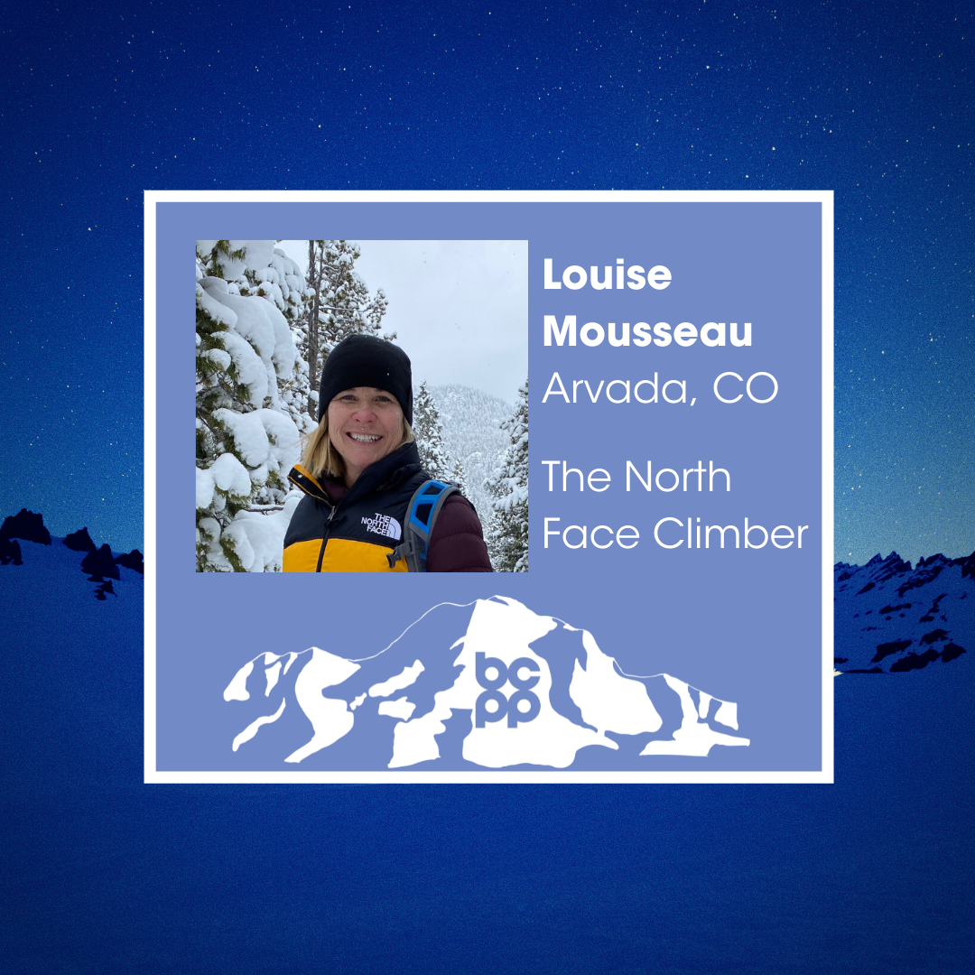 Louise Mousseau BCPP Climb Against the Odds 2022