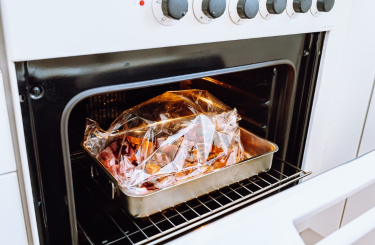 Cooking turkey in Plastic