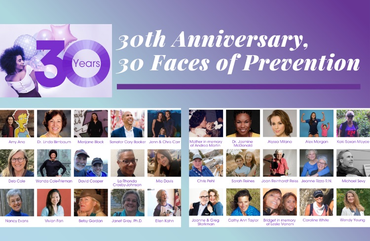 Faces of Prevention BCPP 30th Anniversary