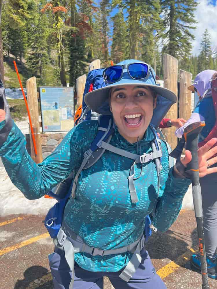 Pujeeta Chowdhary_Climbers at Bunny Flat Trailhead CAO 2023