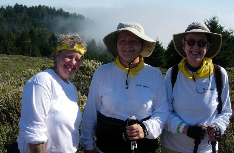 Nancy Evans with Marilyn McGregor of ACT UP/Golden Gate