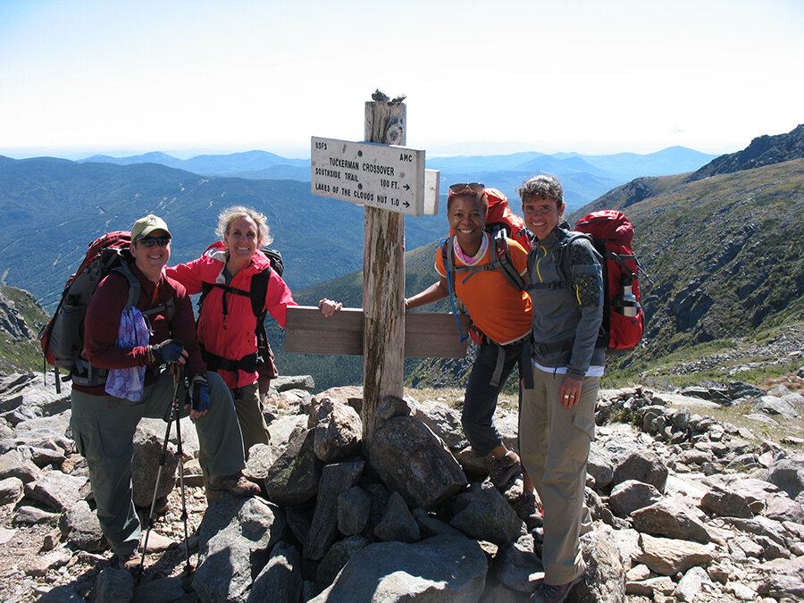 Nancy, Jen and Roni at BCPP's New England Peaks for Prevention