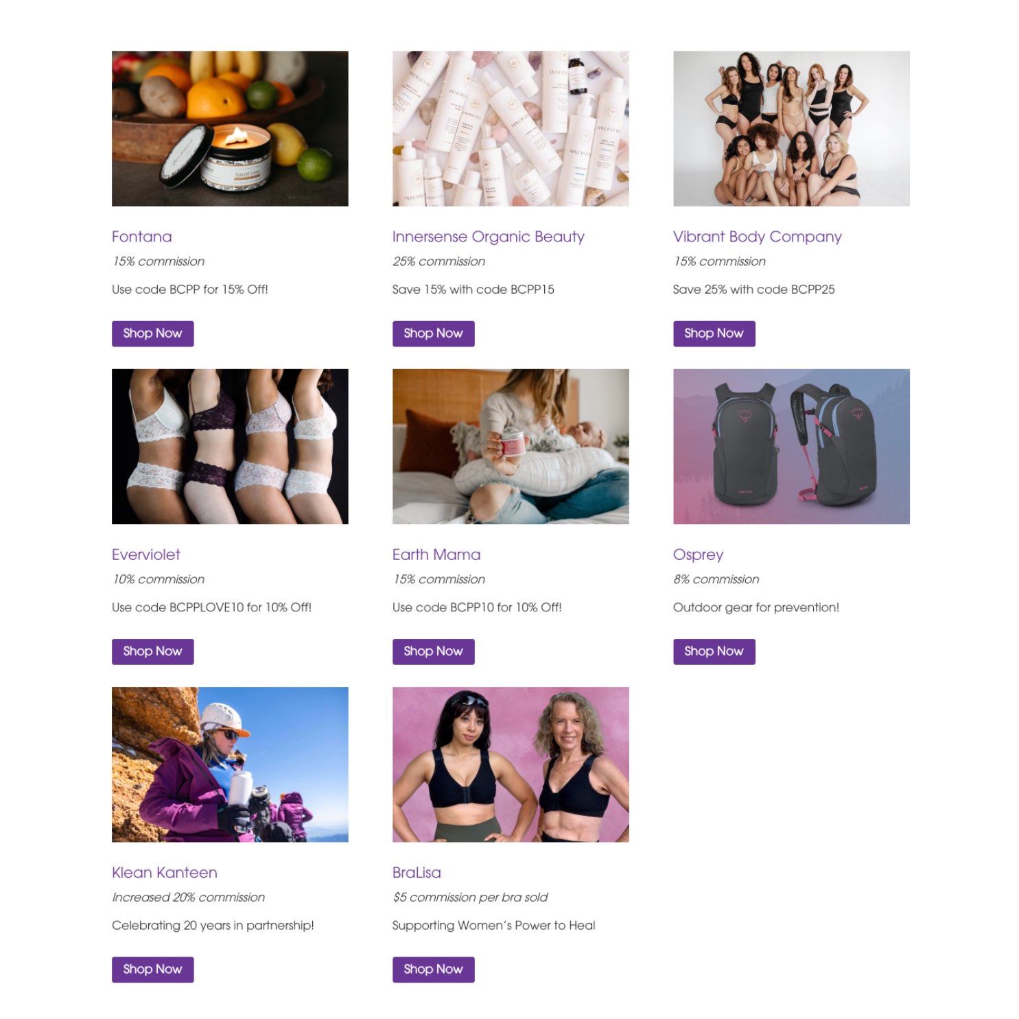 BCPP Affiliate Store
